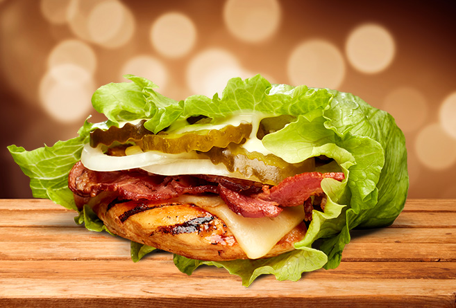 Wrap Lechuga Pollo Parrillero